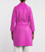 Virgin Wool Arona Wrap Coat FUCHSIA