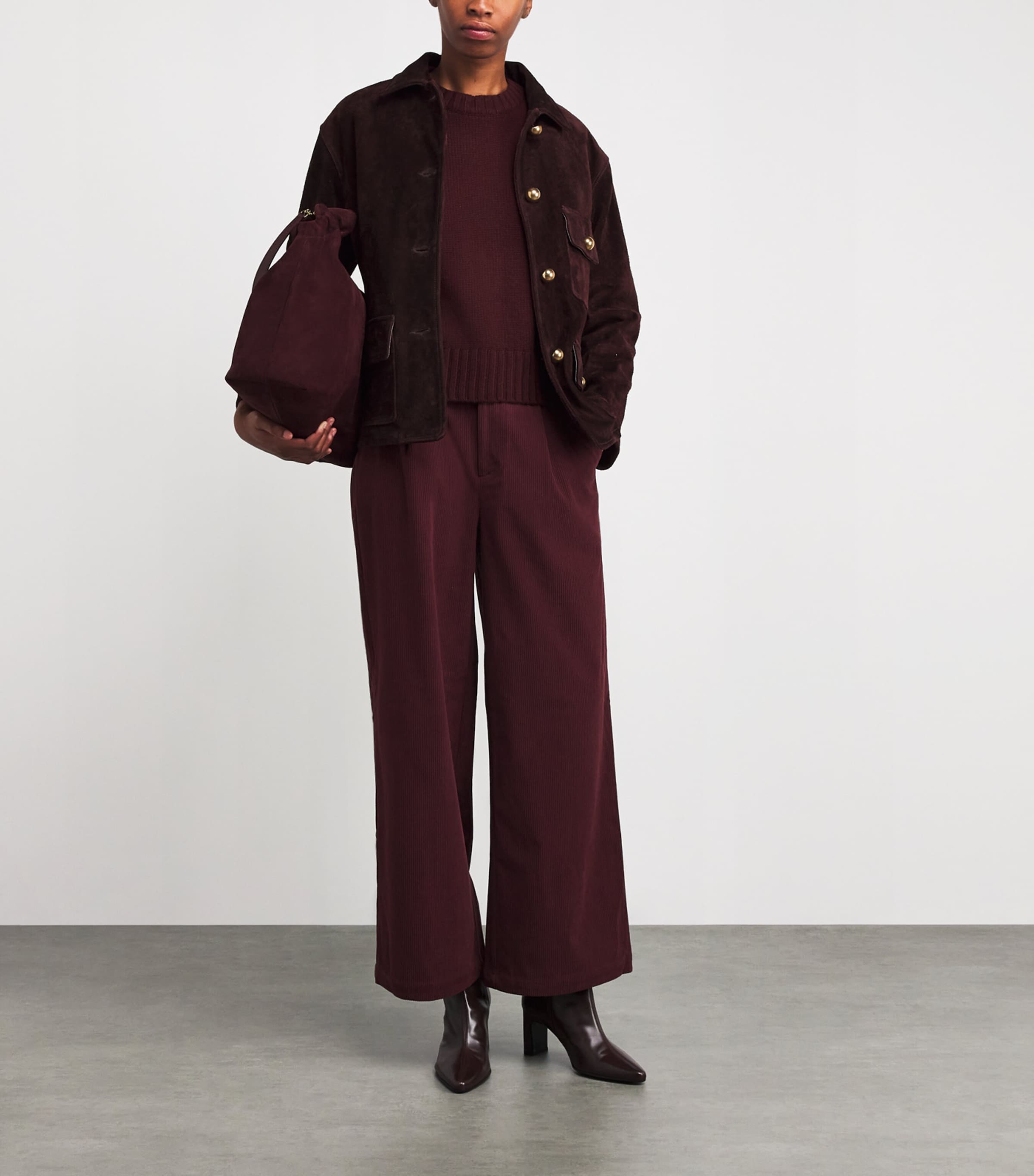 Burgundy Cashmere Cru Sweater