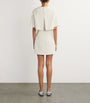Maje White Tweed 2-In-1 Mini Dress