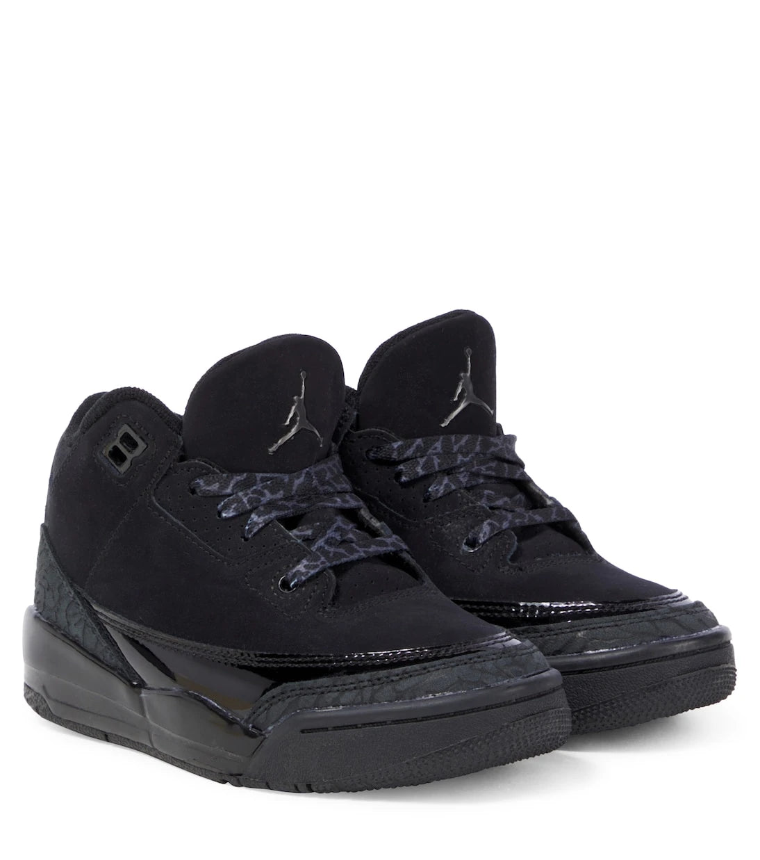 Nike Kids - Air Jordan 3 Retro leather sneakers