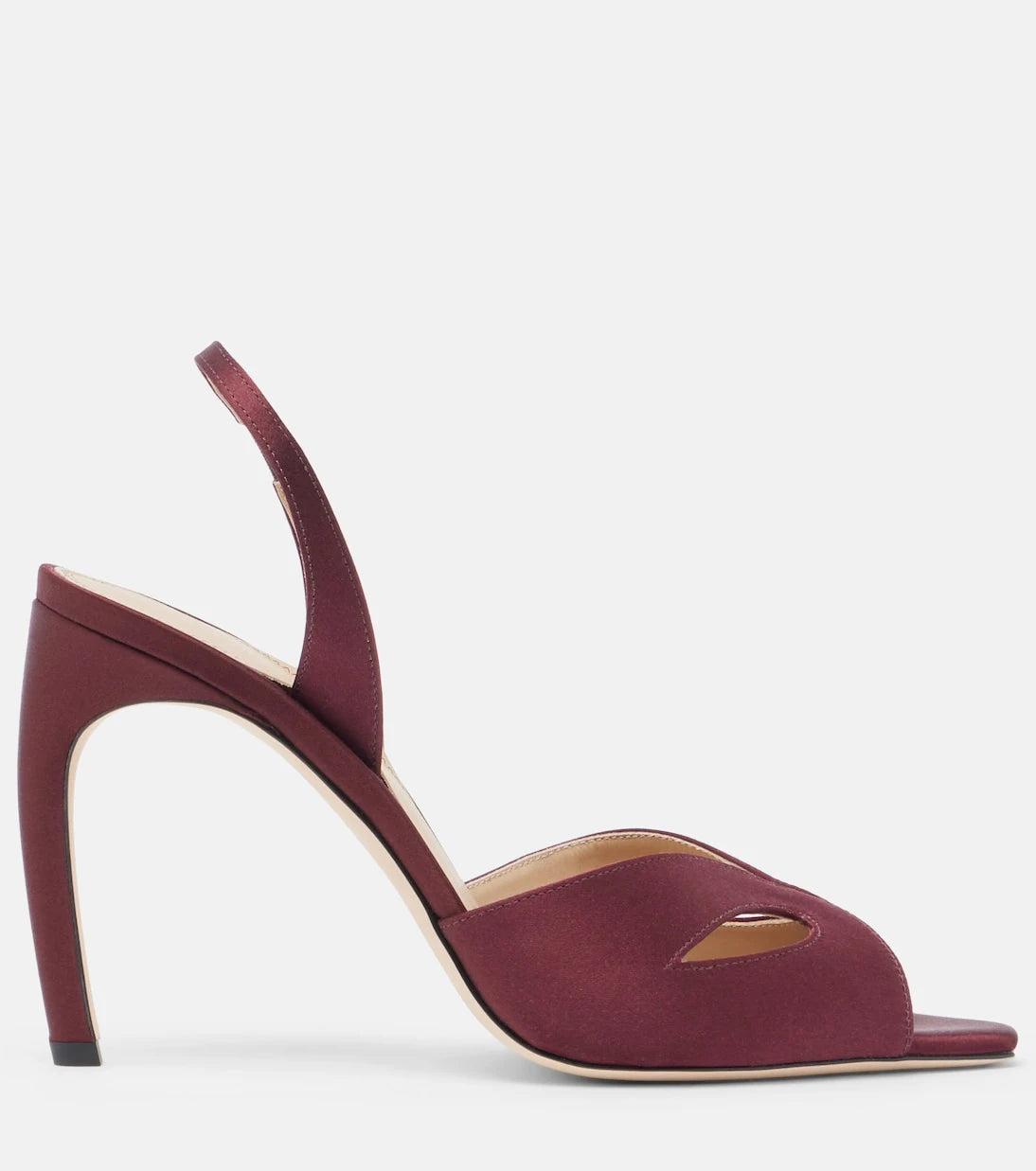 Victoria Beckham - Harlow satin slingback sandals