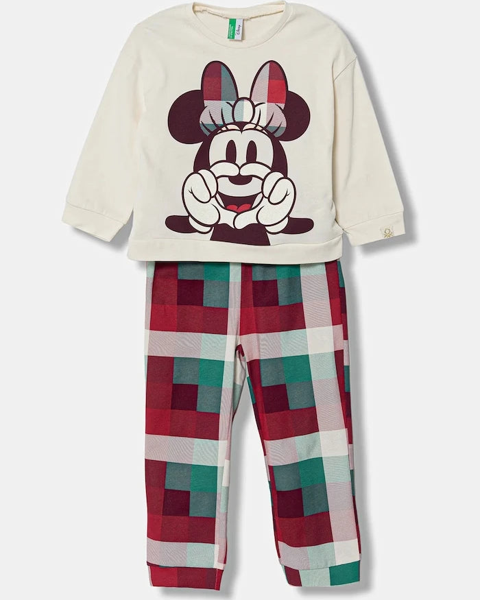 United Colors of Benetton Çocuk Pamuk Pijama (2'li)