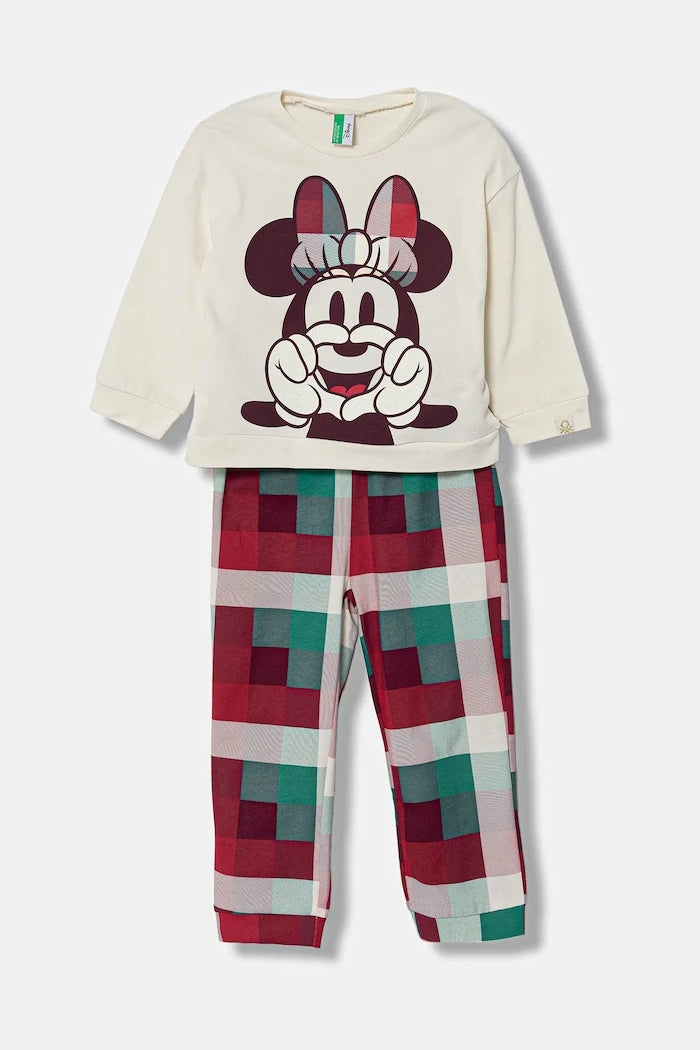 United Colors of Benetton Çocuk Pamuk Pijama (2'li)