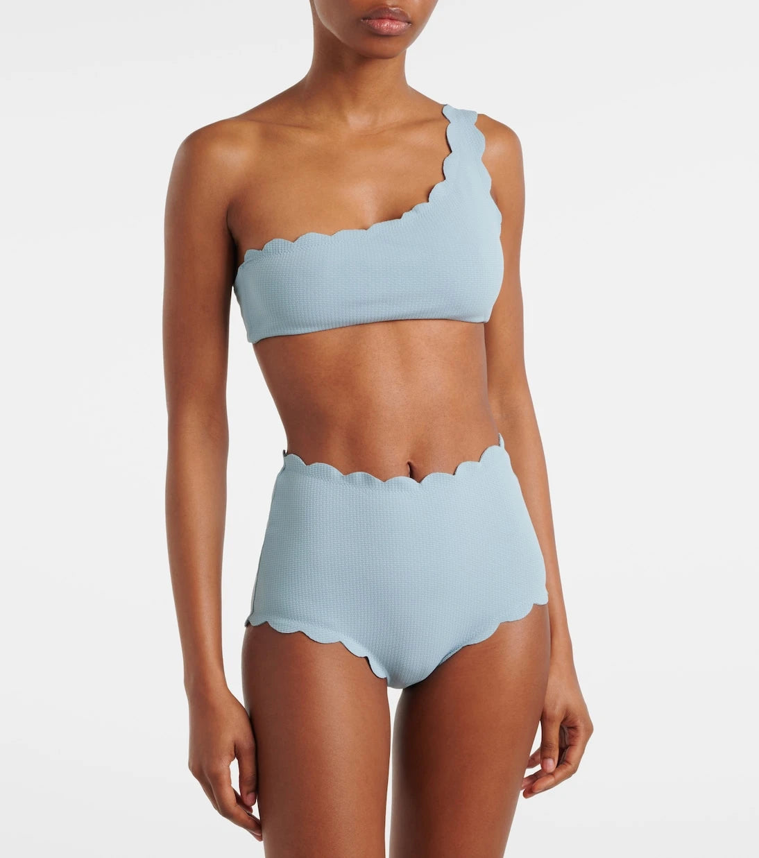 Marysia - Santa Barbara one-shoulder bikini top