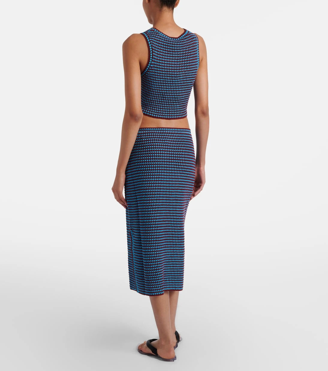 Alaïa - Crochet cotton pencil skirt