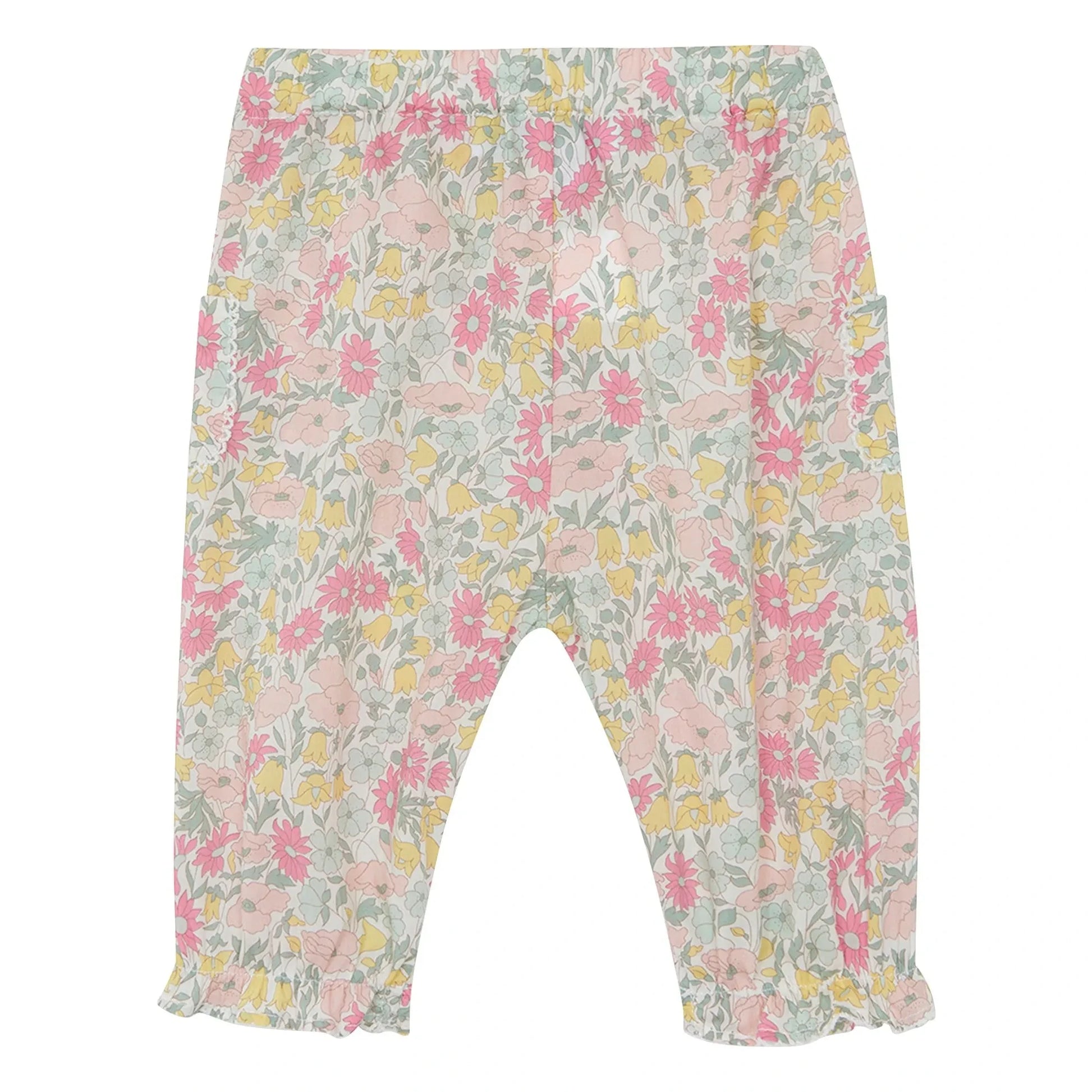 Tartine et Chocolat - Liberty Ruffle Pants | Yellow