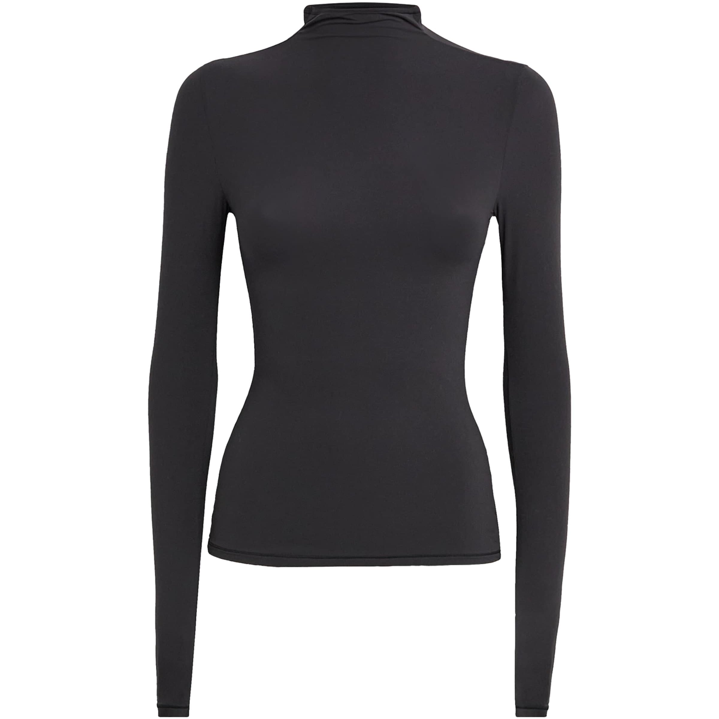 Skims Black Fits Everyone Rollneck Top