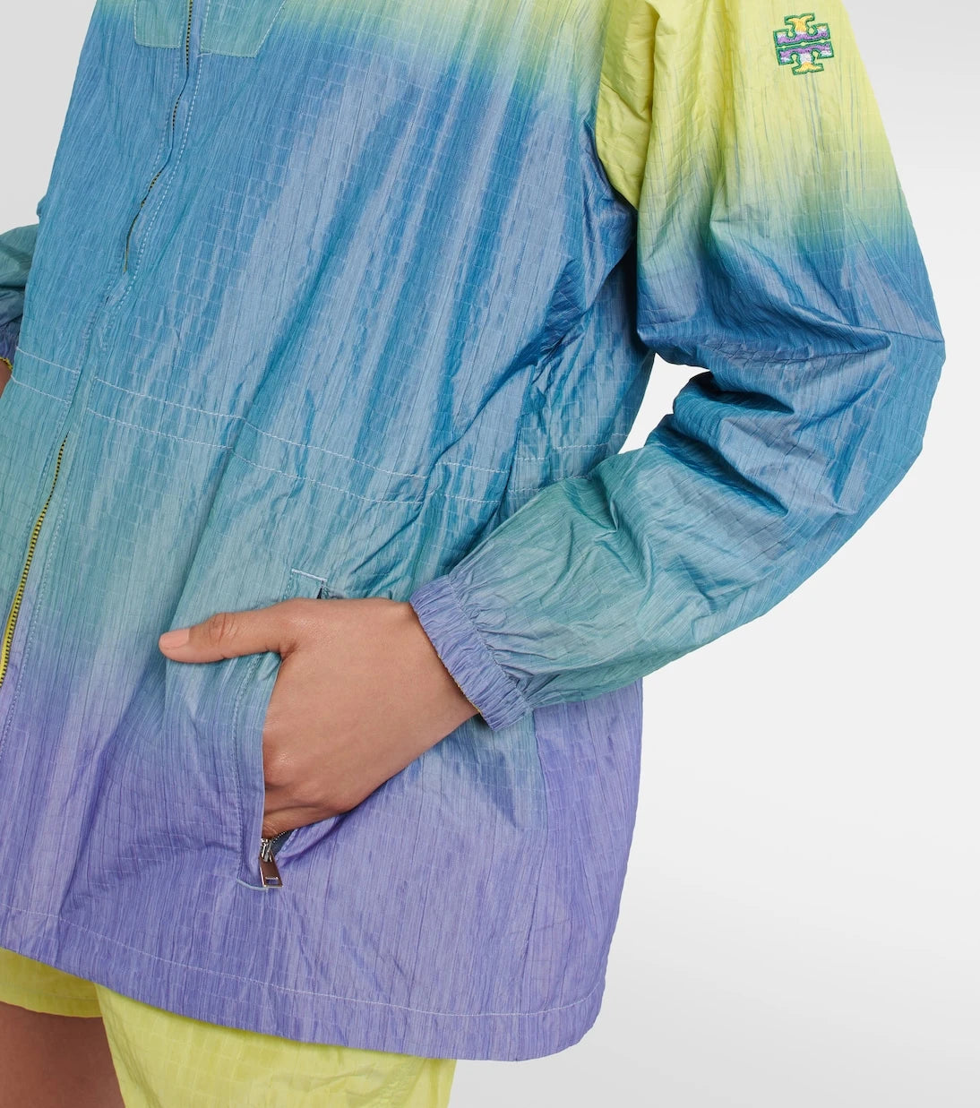Tory Sport - Gradient hooded jacket