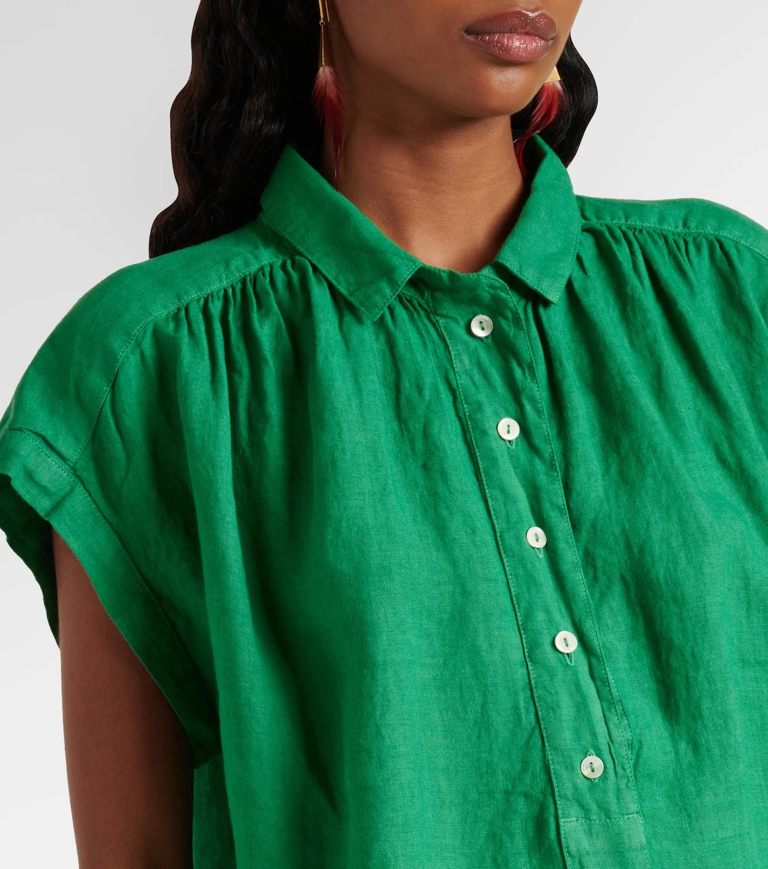 Velvet - Elowen linen top