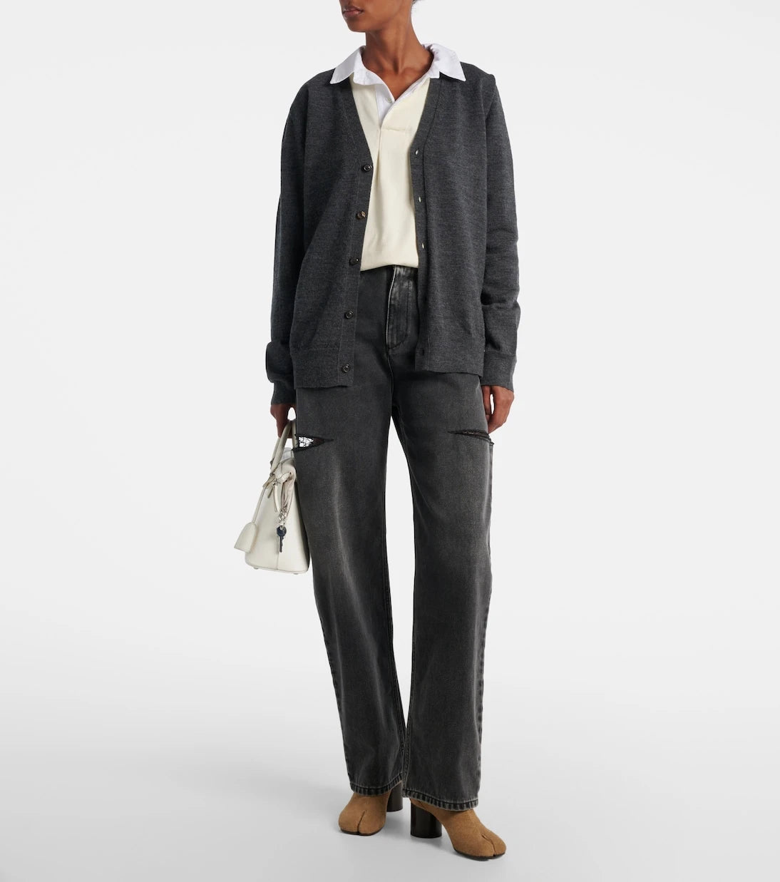 Maison Margiela - Tabi 60 süet bilek bot