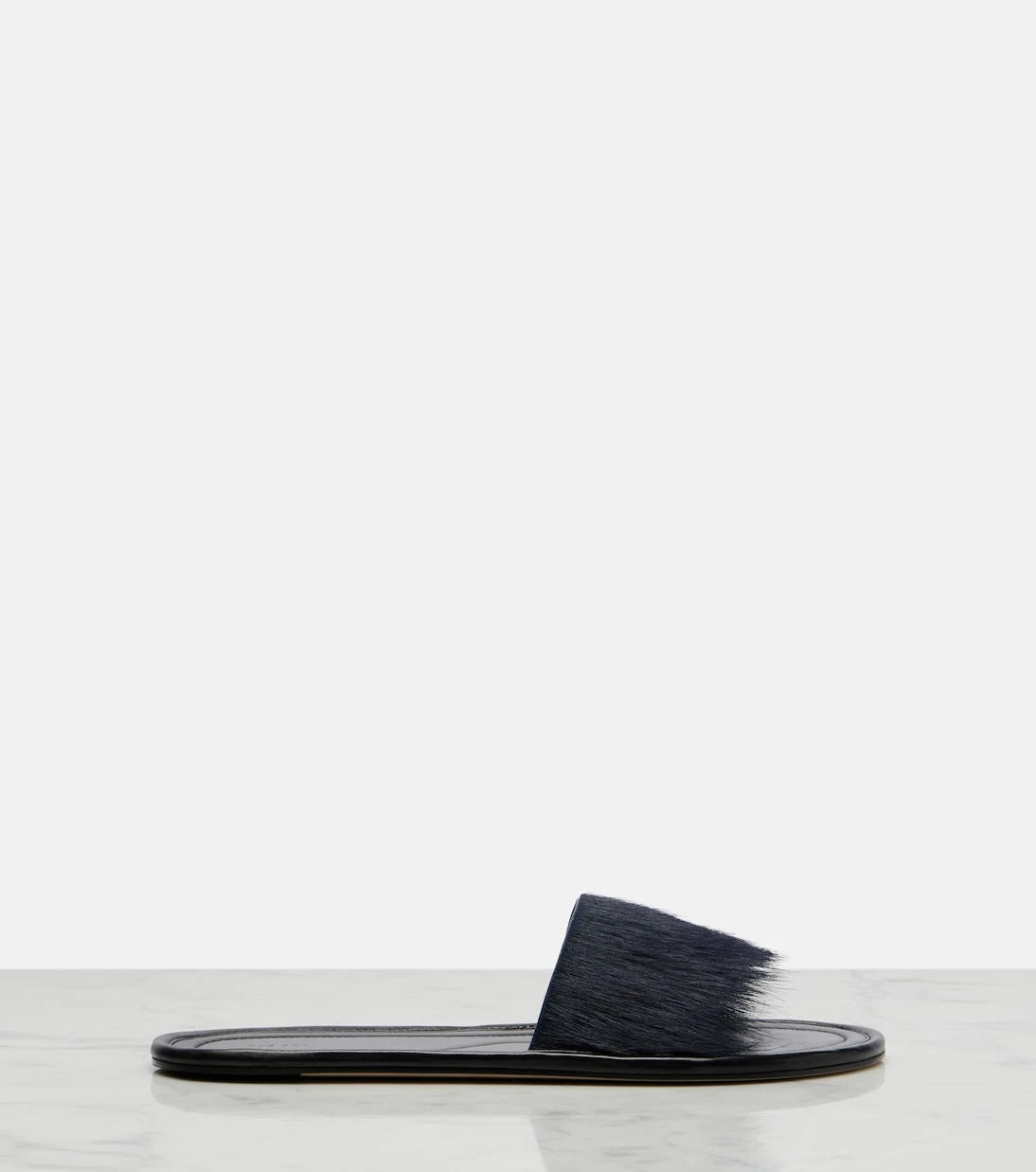 The Row - Malick calf hair slides