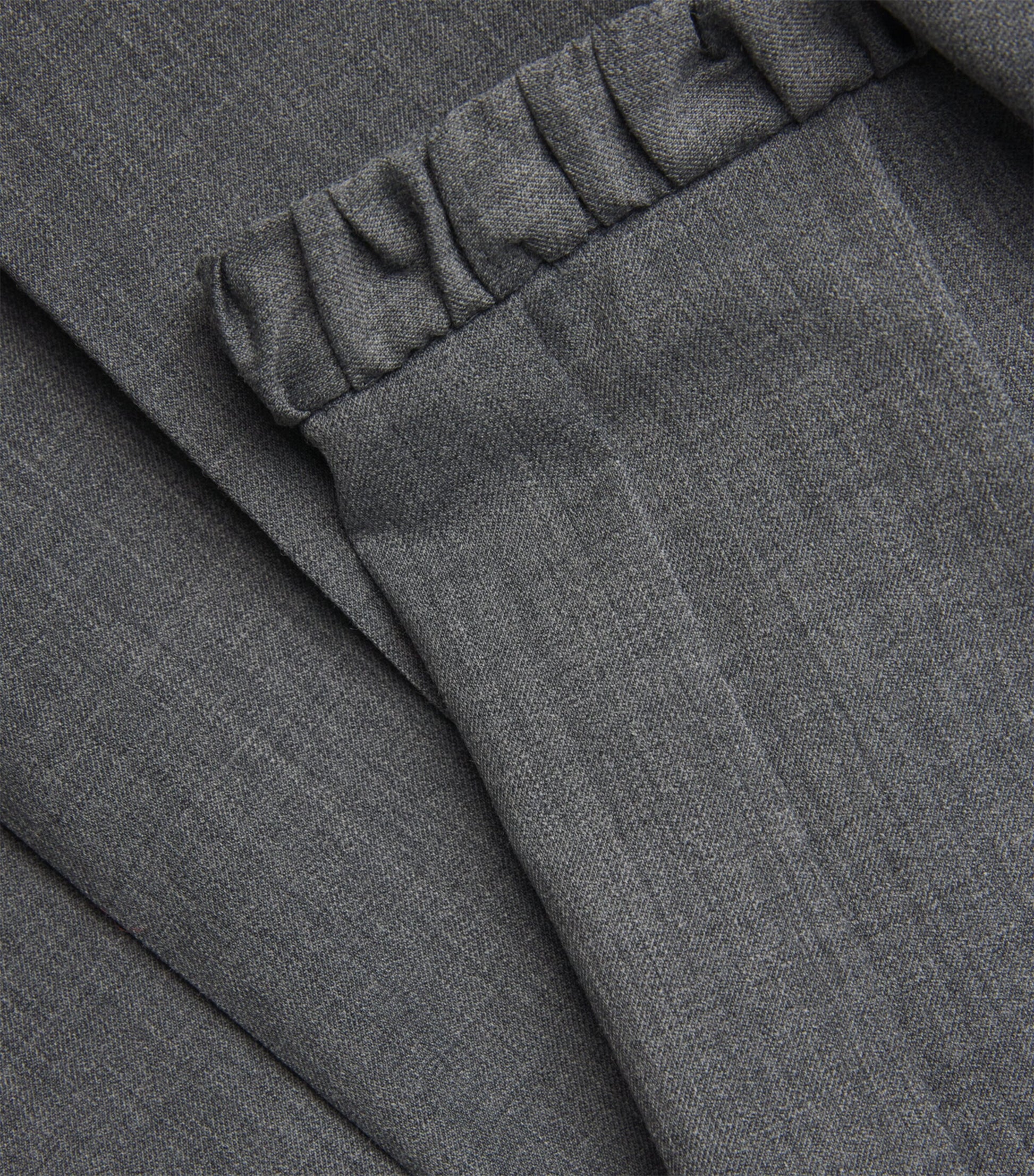 Black Pleated Longline Shorts