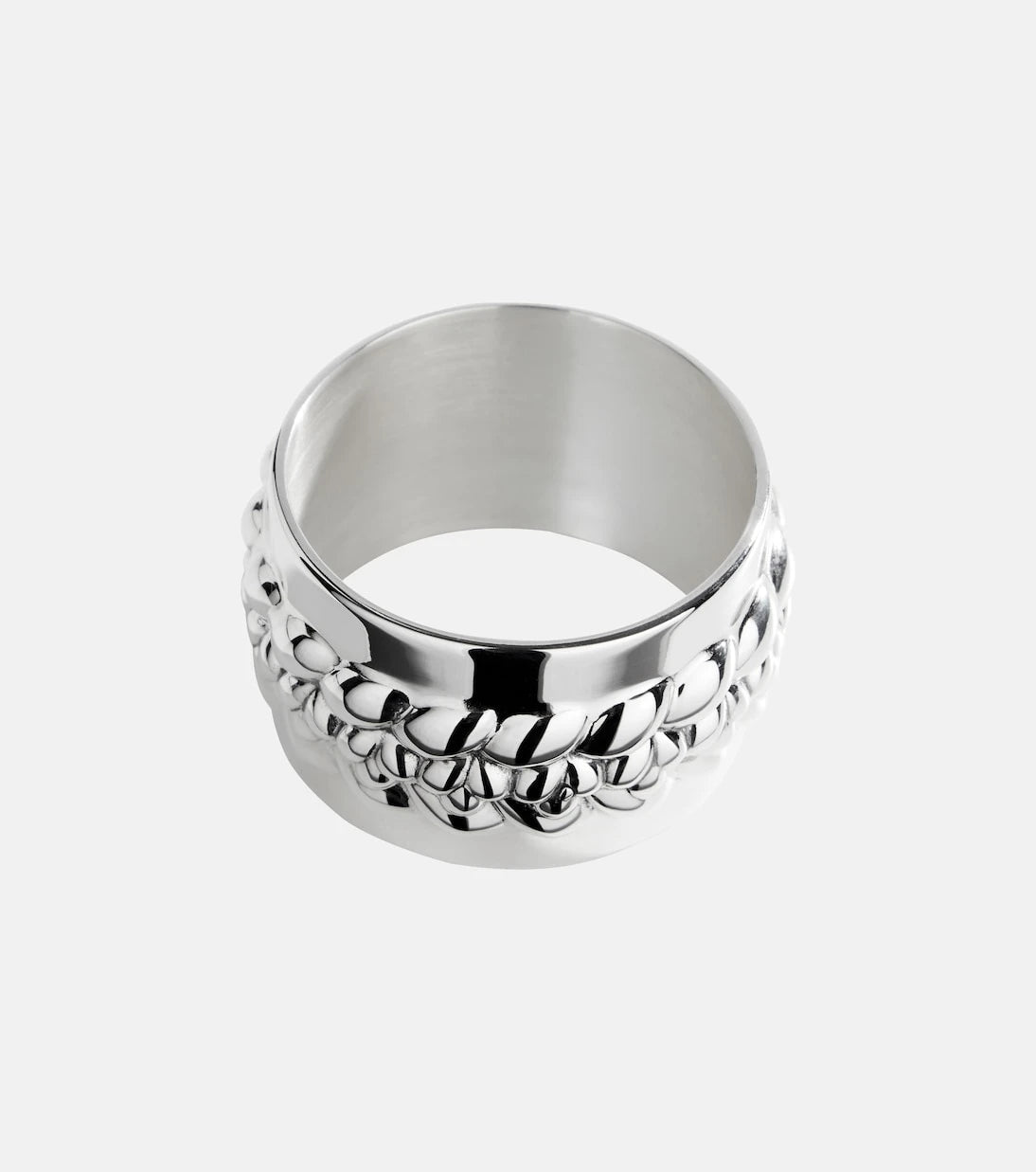Christofle - Babylone silver-plated napkin ring