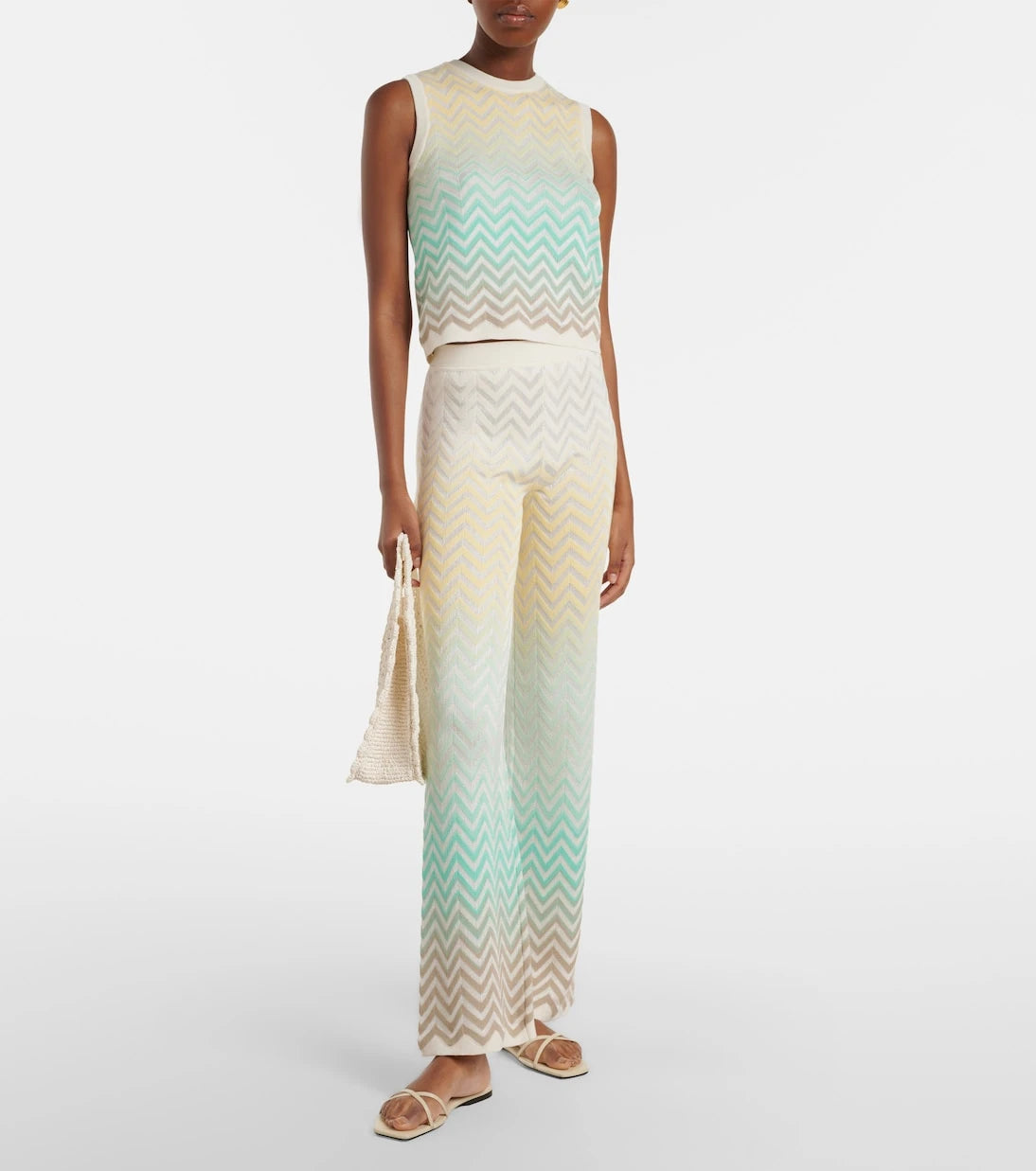 Missoni - Zigzag cotton-blend top
