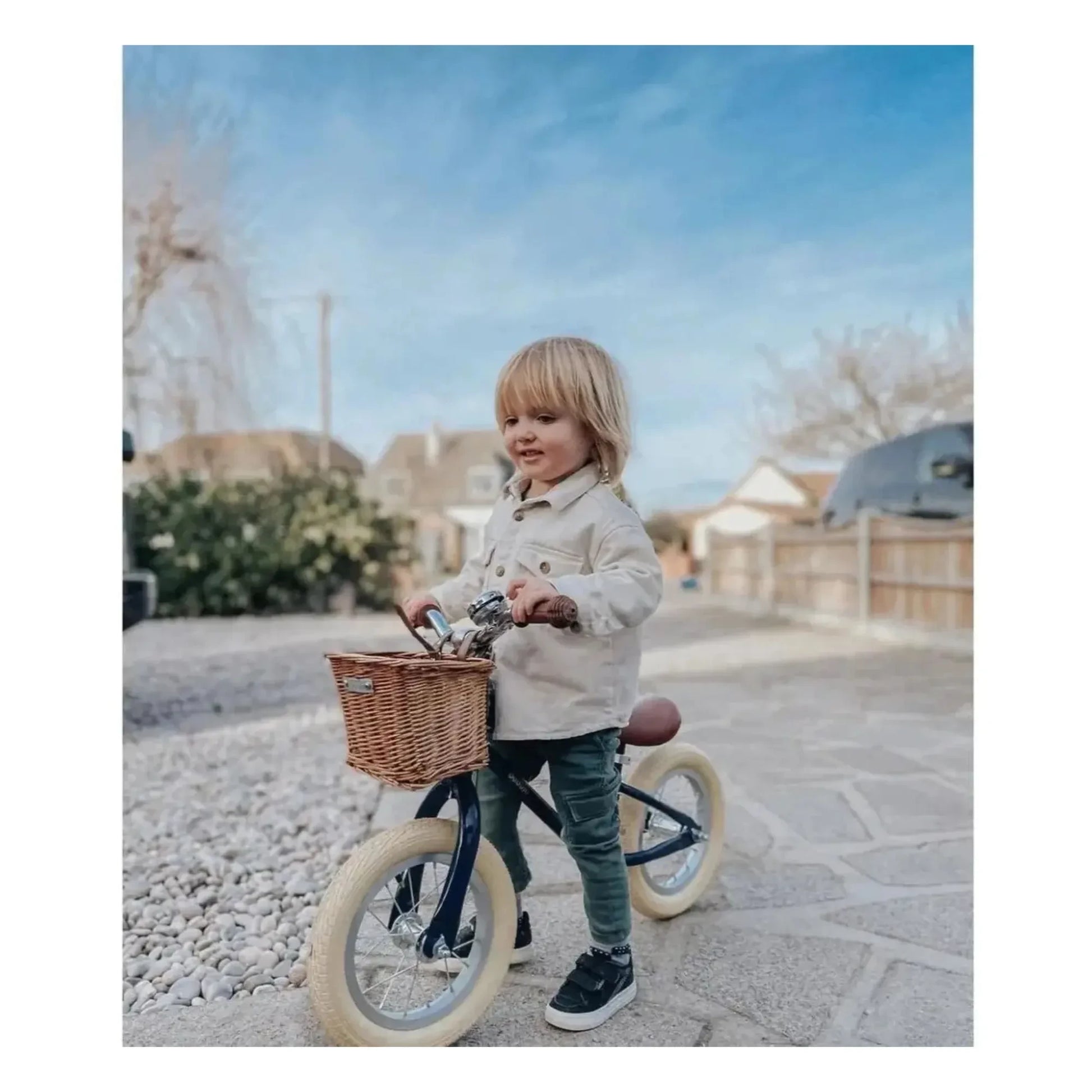 Bobbin - Moonbug 12" scooter | Navy blue