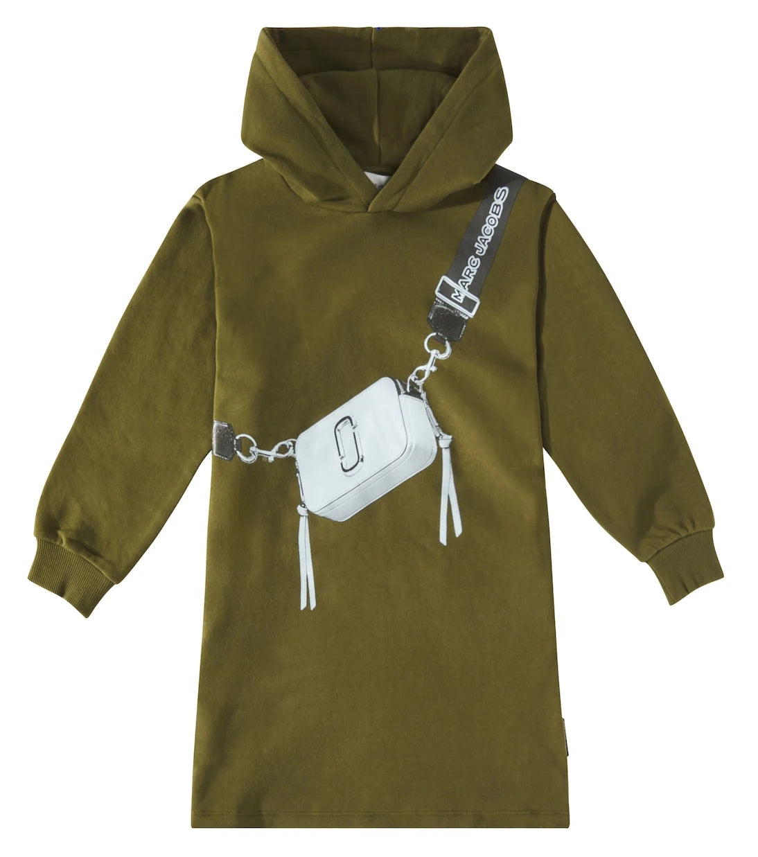 Marc Jacobs Kids - فستان سويت شيرت من جيرسيه القطن المطبوع
