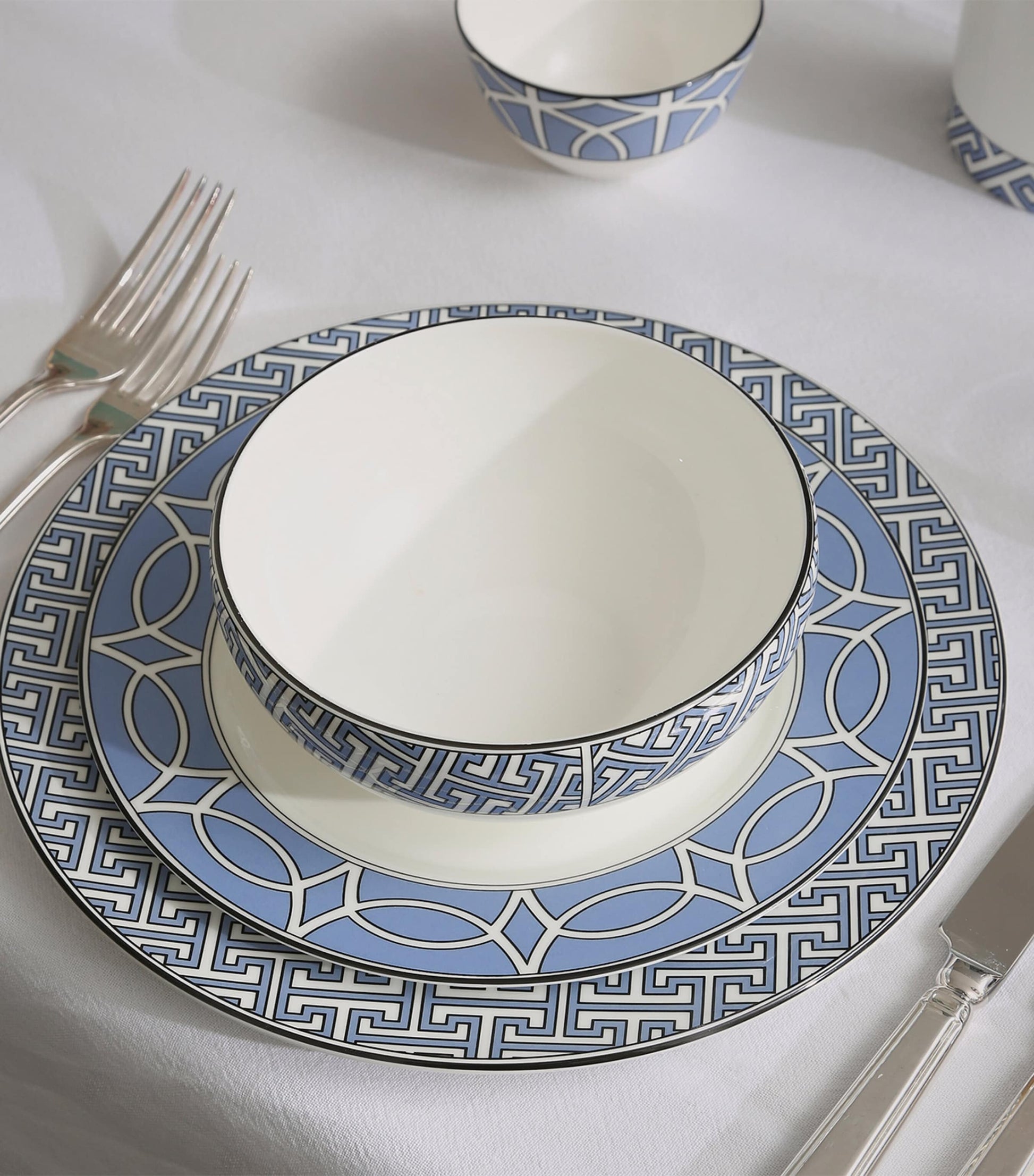 Set of 2 Loop Dessert Plates (21cm)