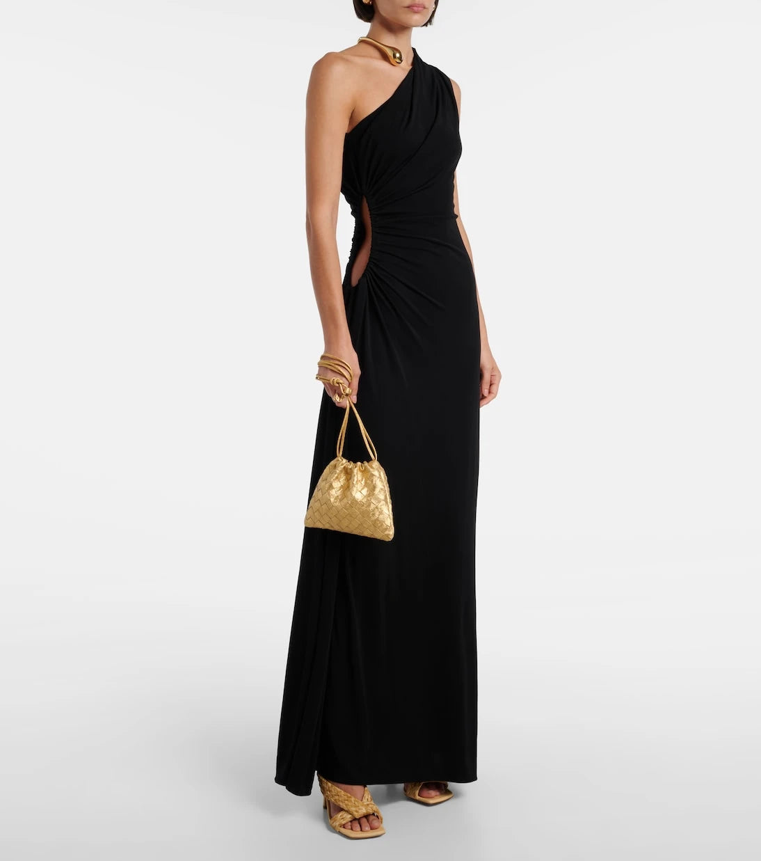 Bottega Veneta - Riva örgü rafya terlik