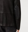 Leather Survey Blazer ANTHRACITE GREY