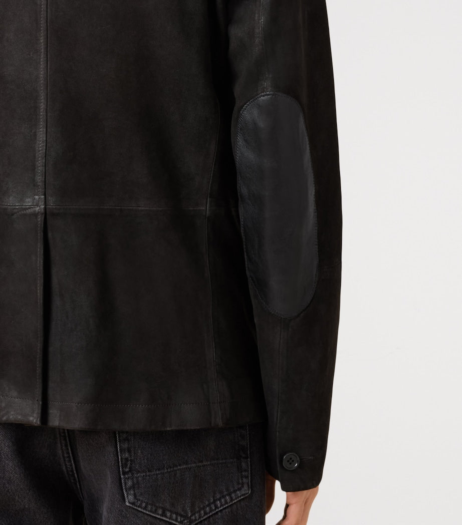 Leather Survey Blazer ANTHRACITE GREY