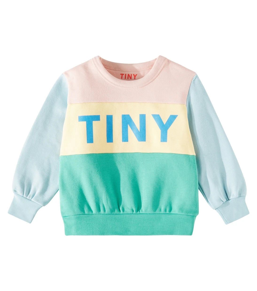 Tinycottons - Color Block logo cotton sweatshirt