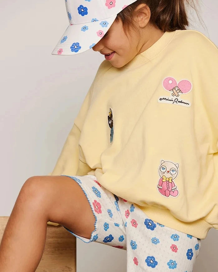 Mini Rodini pamuklu çocuk sweatshirt Minibabies