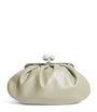 Weekend Max Mara Green Medium Leather Pasticcino Clutch Bag