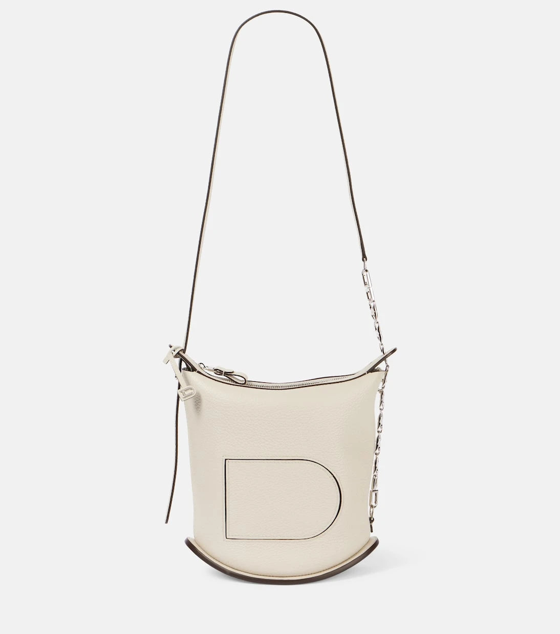 دلفو - حقيبة كتف جلدية Pin Twist Small