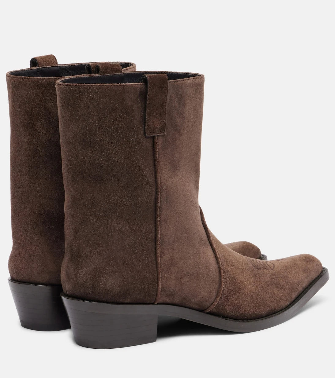 Khaite - Clive 35 suede ankle boots