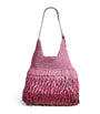 Pink Straw Shag Tote Bag