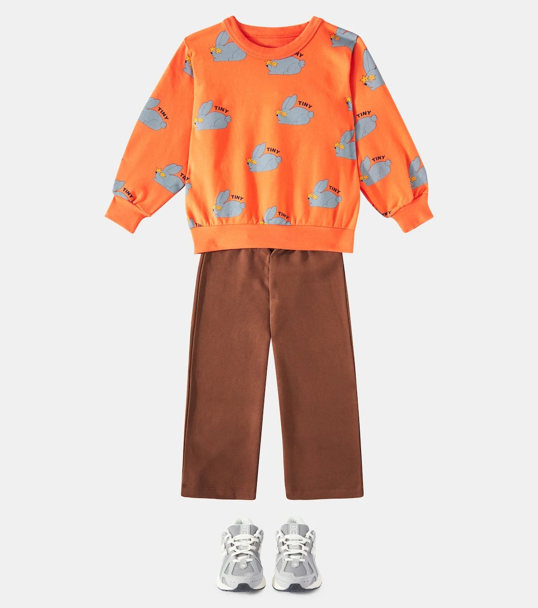 Tinycottons - Rabbits printed cotton-blend sweatshirt