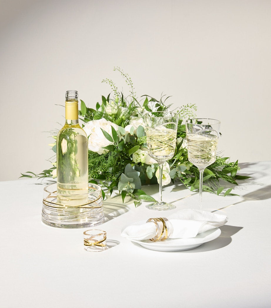 Waterford Glass Mastercraft Aran Bottle Coaster (8cm x 13cm)