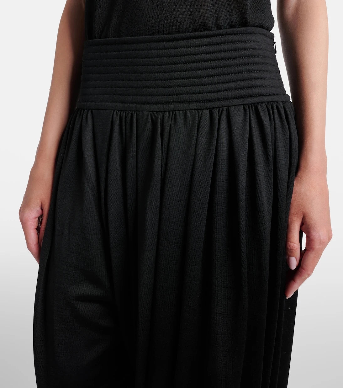 Alaïa - Wool-blend balloon pants