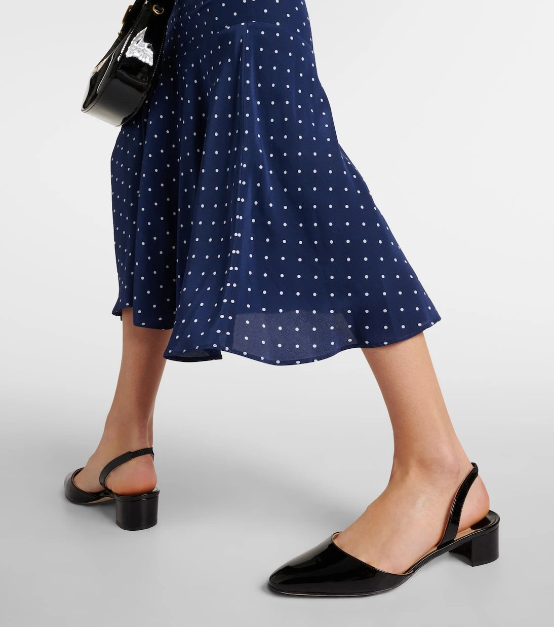 Manolo Blahnik - Aspro 30 patent leather slingback pumps