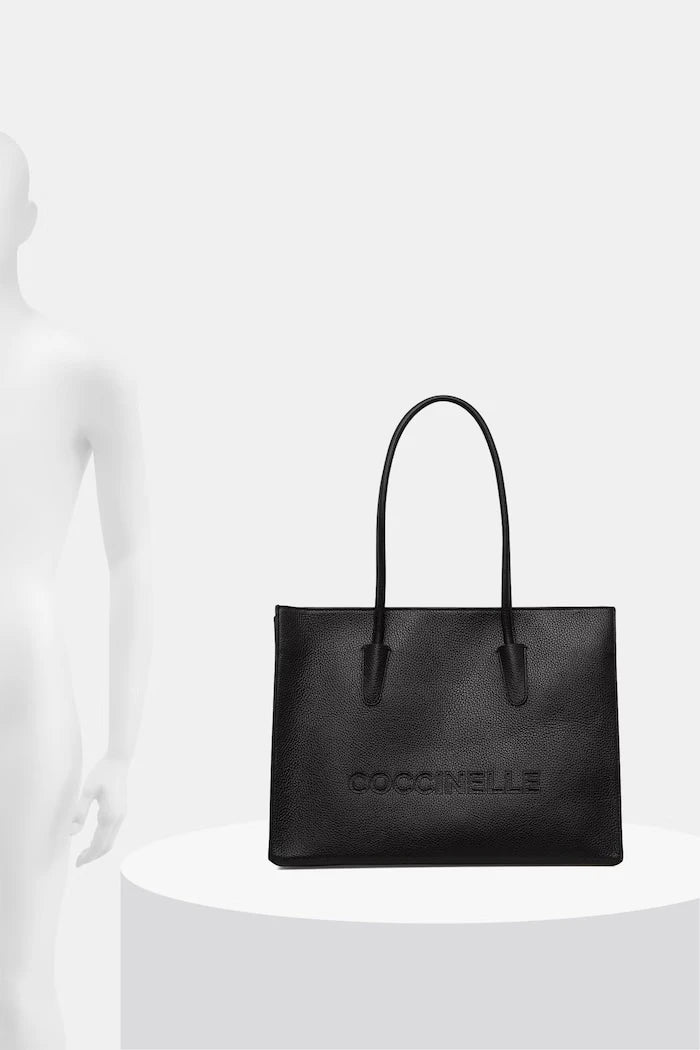Coccinelle шопинг чанта дамска от кожа