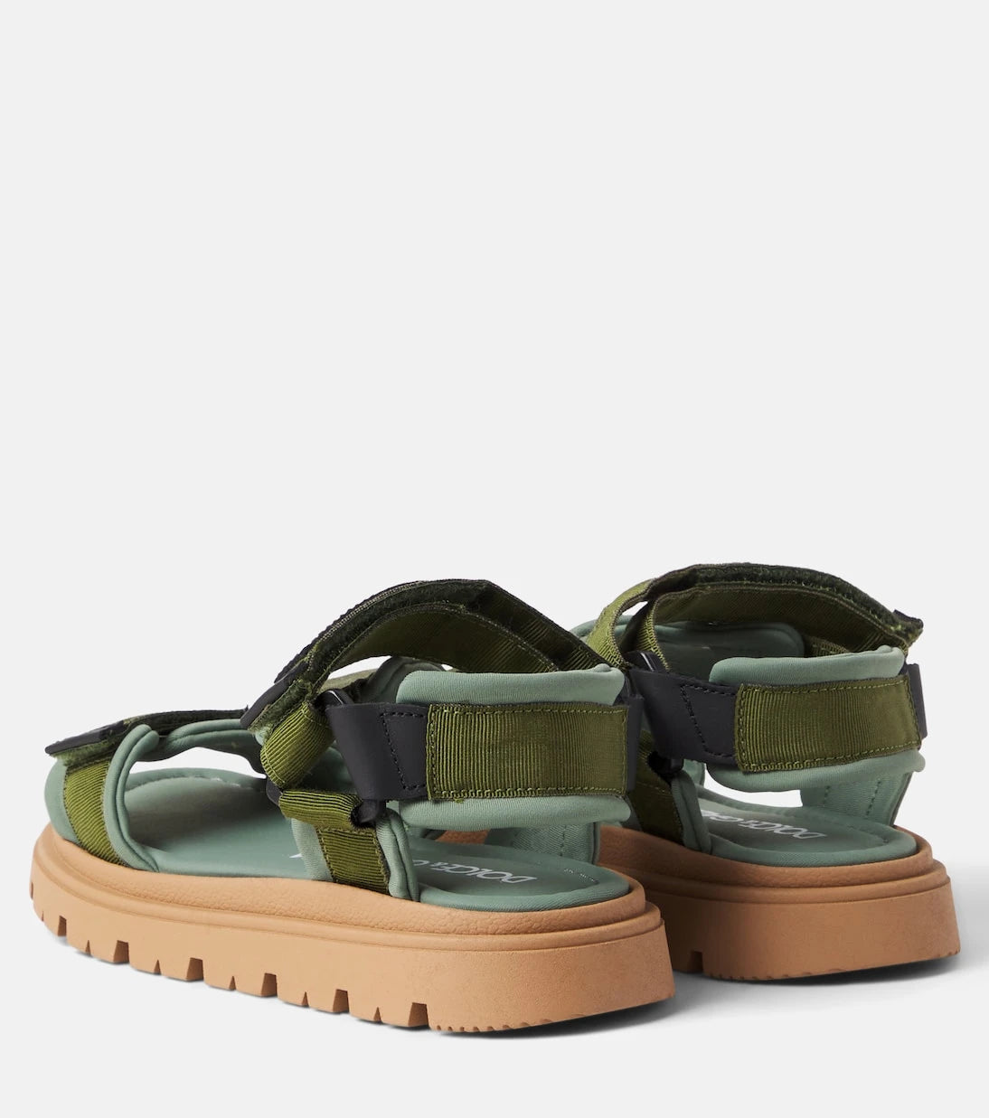 Dolce&Gabbana Kids - Logo grosgrain sandals