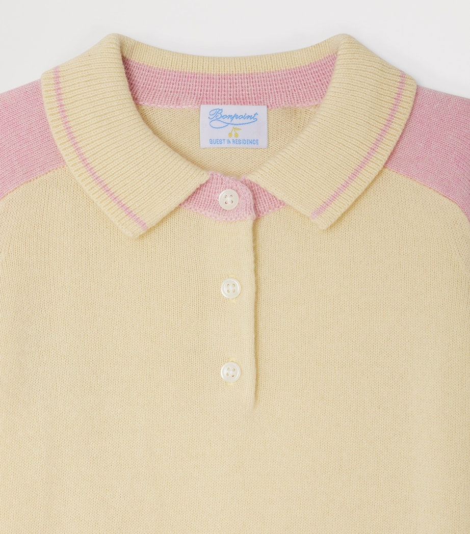 Bonpoint x Guest In Residence Cashmere Lynsey Polo Sweater (4-8 Years)