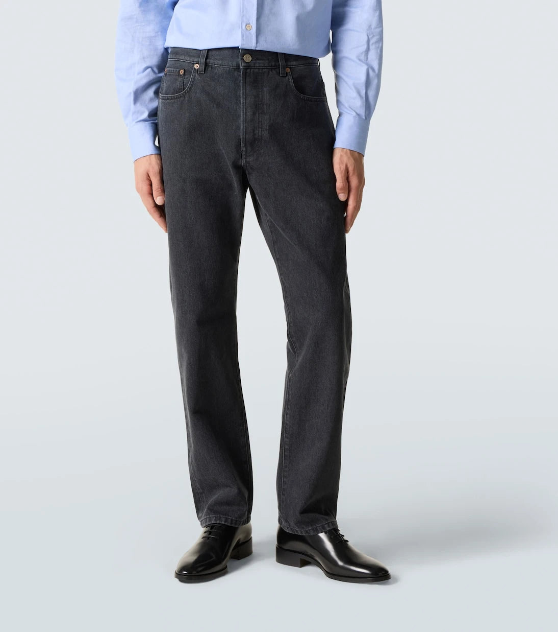 Valentino - Mid-rise straight jeans