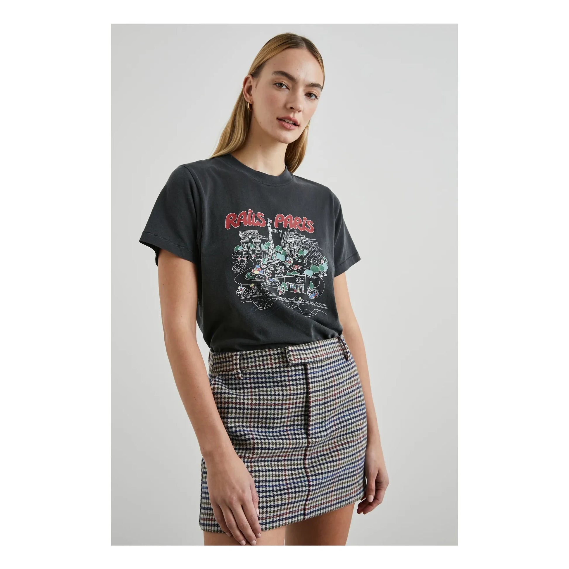 Rails - Boyfriend T-shirt | Black