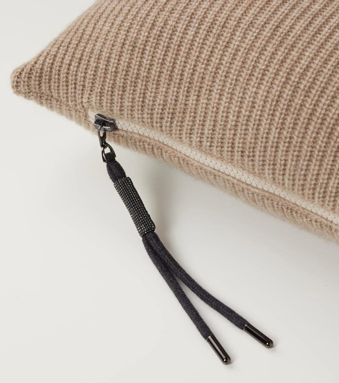 Brunello Cucinelli - Ribbed-knit cashmere cushion