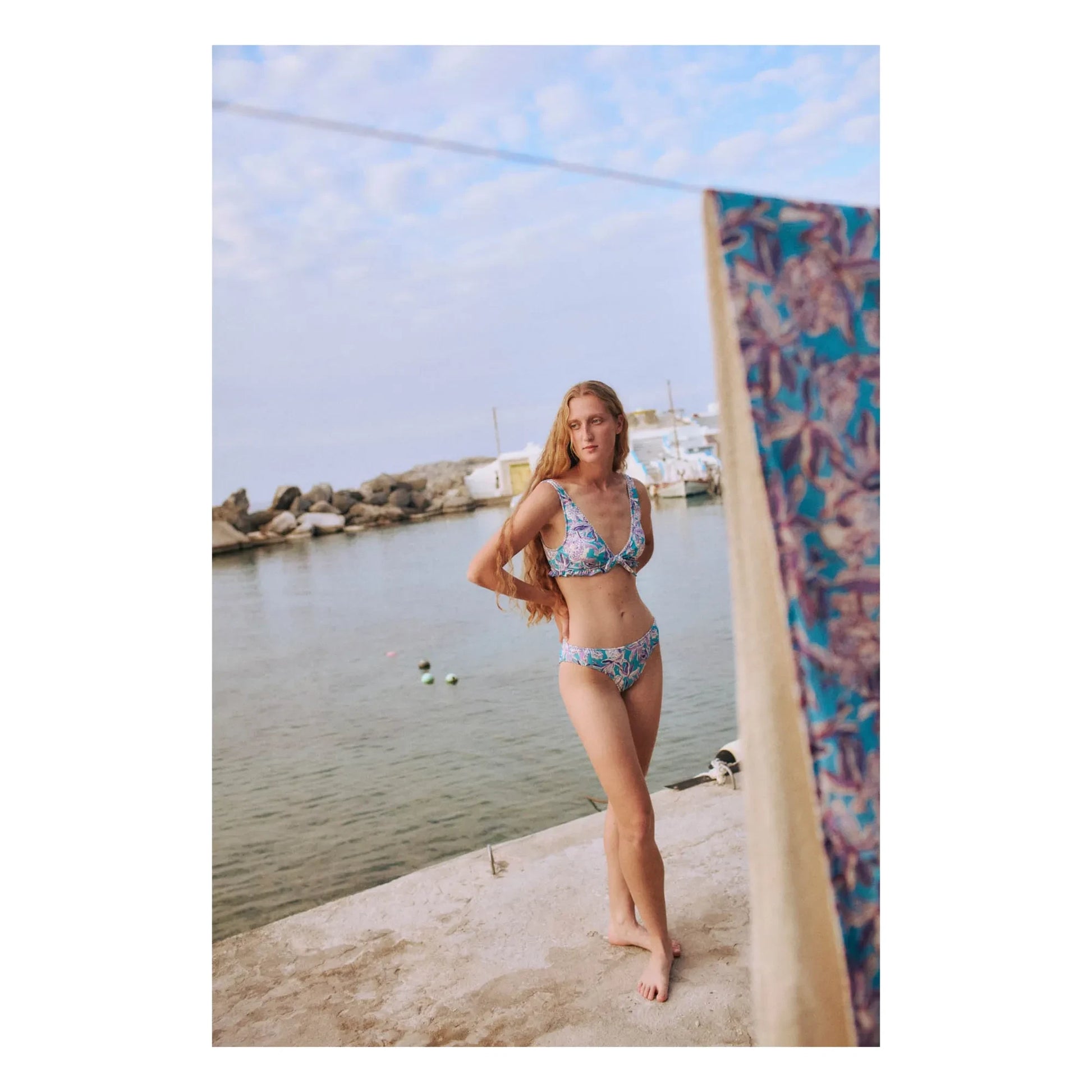 Louise Misha - Haut de Maillot Ohau | Blue