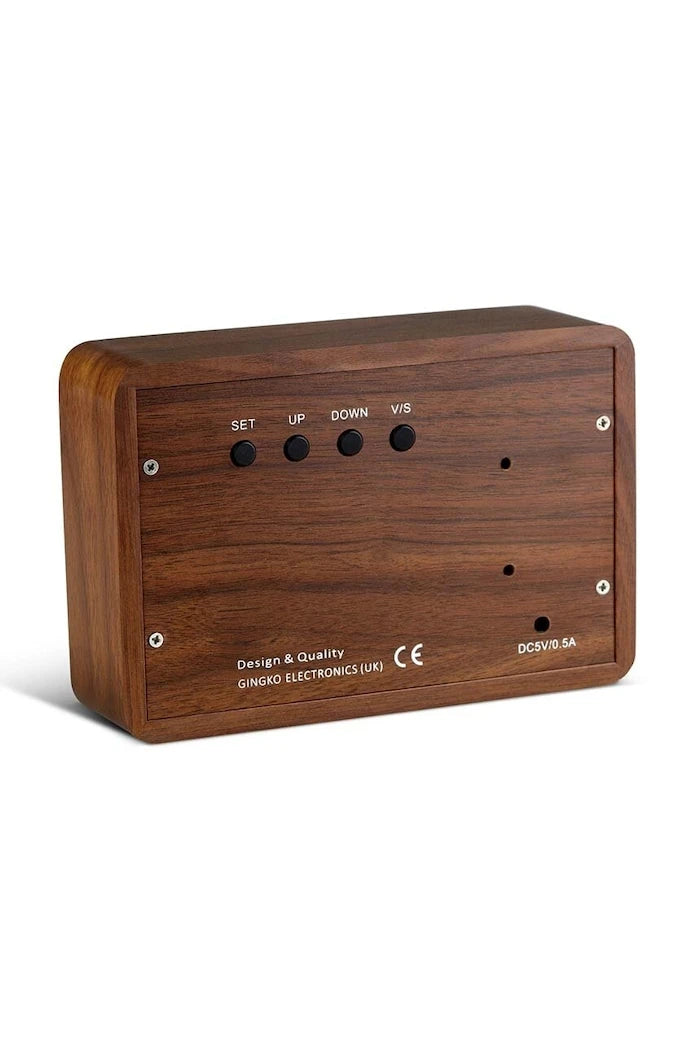 Настолен часовник Gingko Design Brick Click Clock