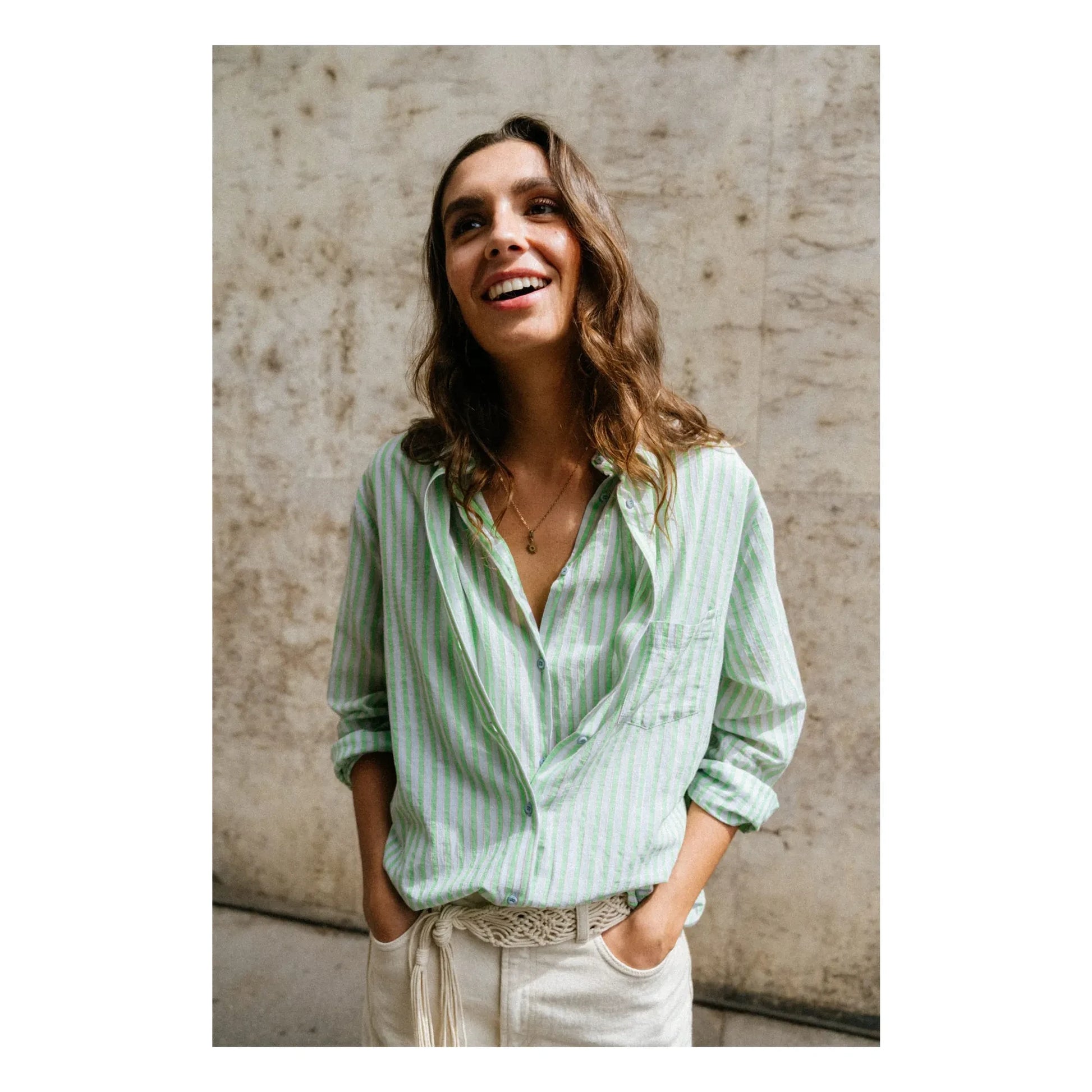 Sacrécoeur - Louison Sweet blouse | Green