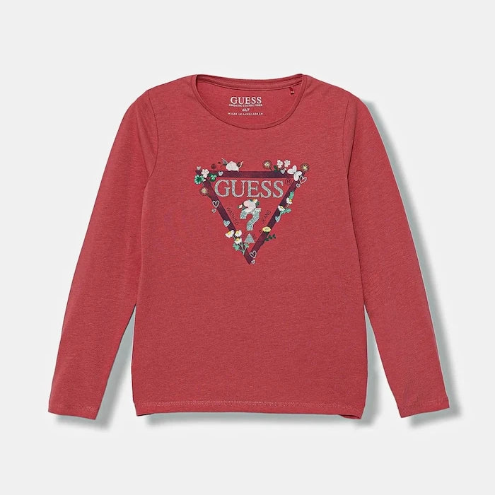 Детска блуза с дълги ръкави Guess