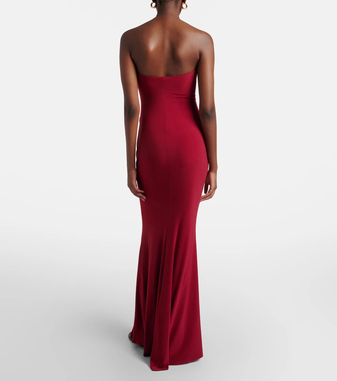 Bananhot - Elice draped cotton maxi dress