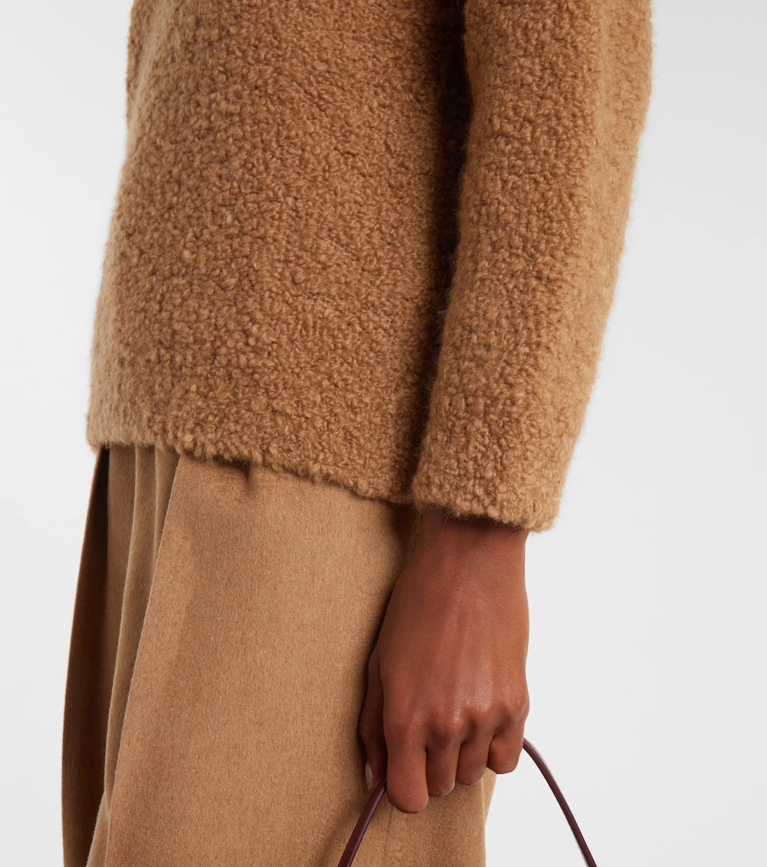 Max Mara - Pantera camel hair and silk sweater