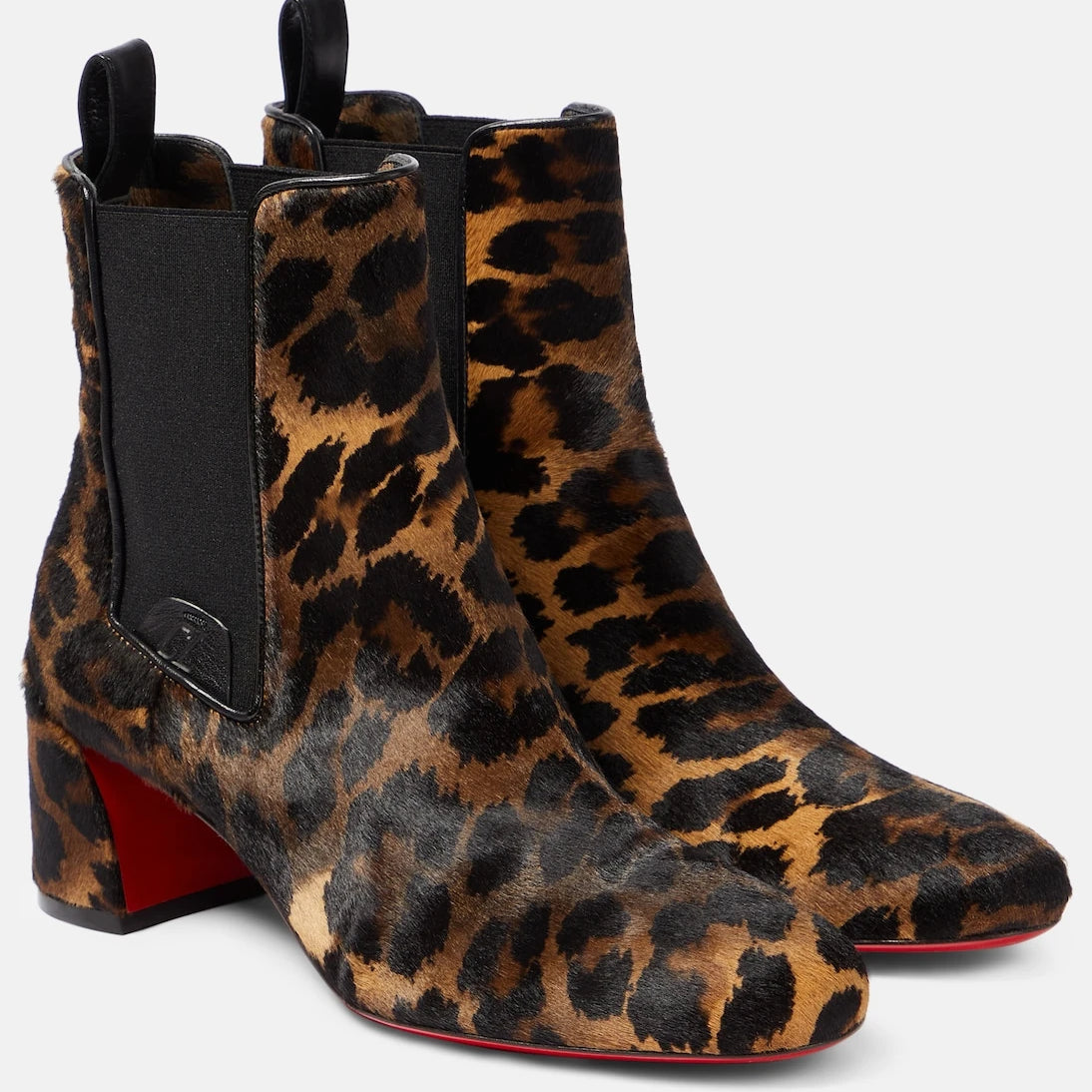 Christian Louboutin - حذاء الكاحل توريلاستيك الجلدي
