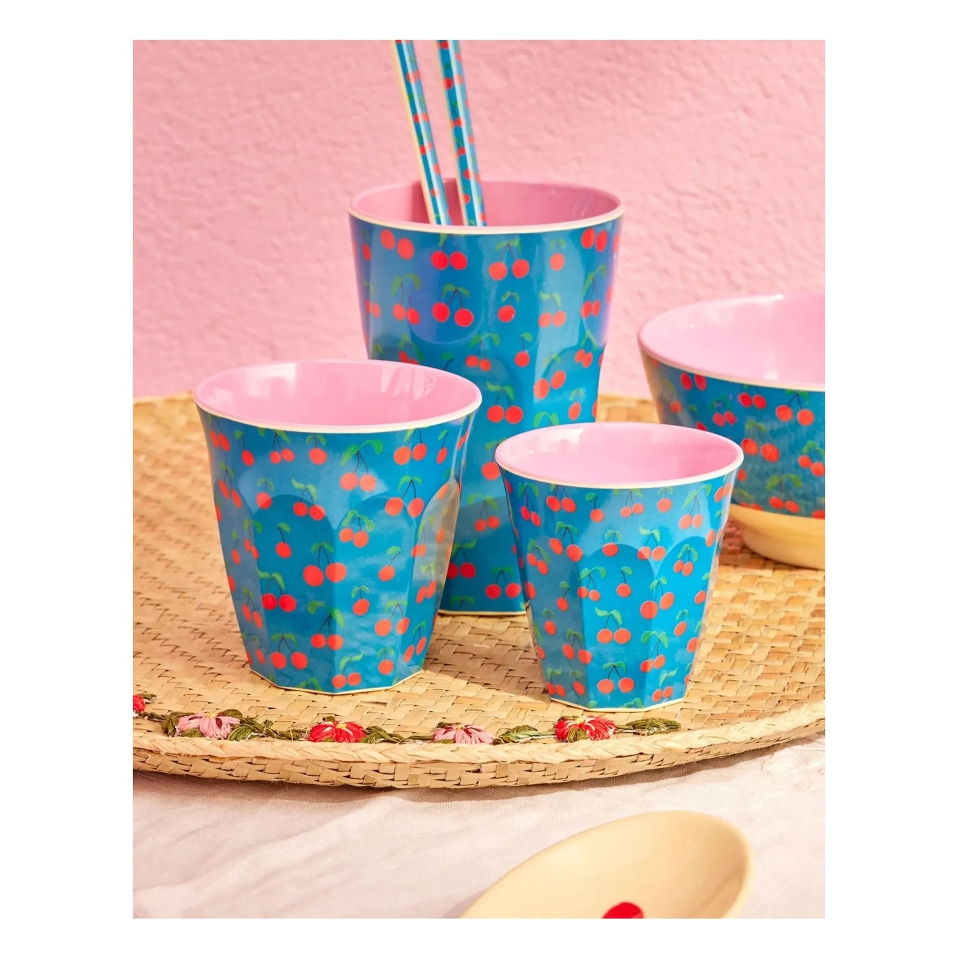 Rice - Cherry Tumbler | Royal blue