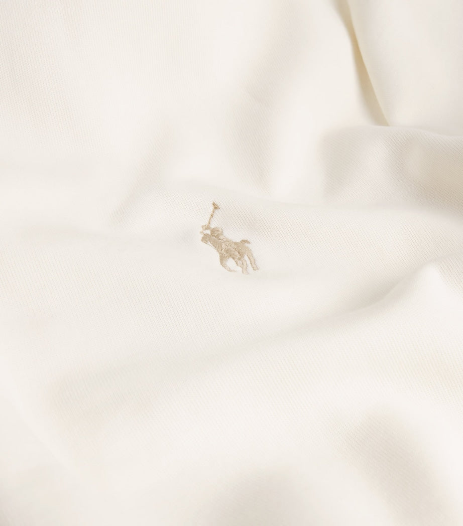 Polo Pony Zip-Up Hoodie NATURAL