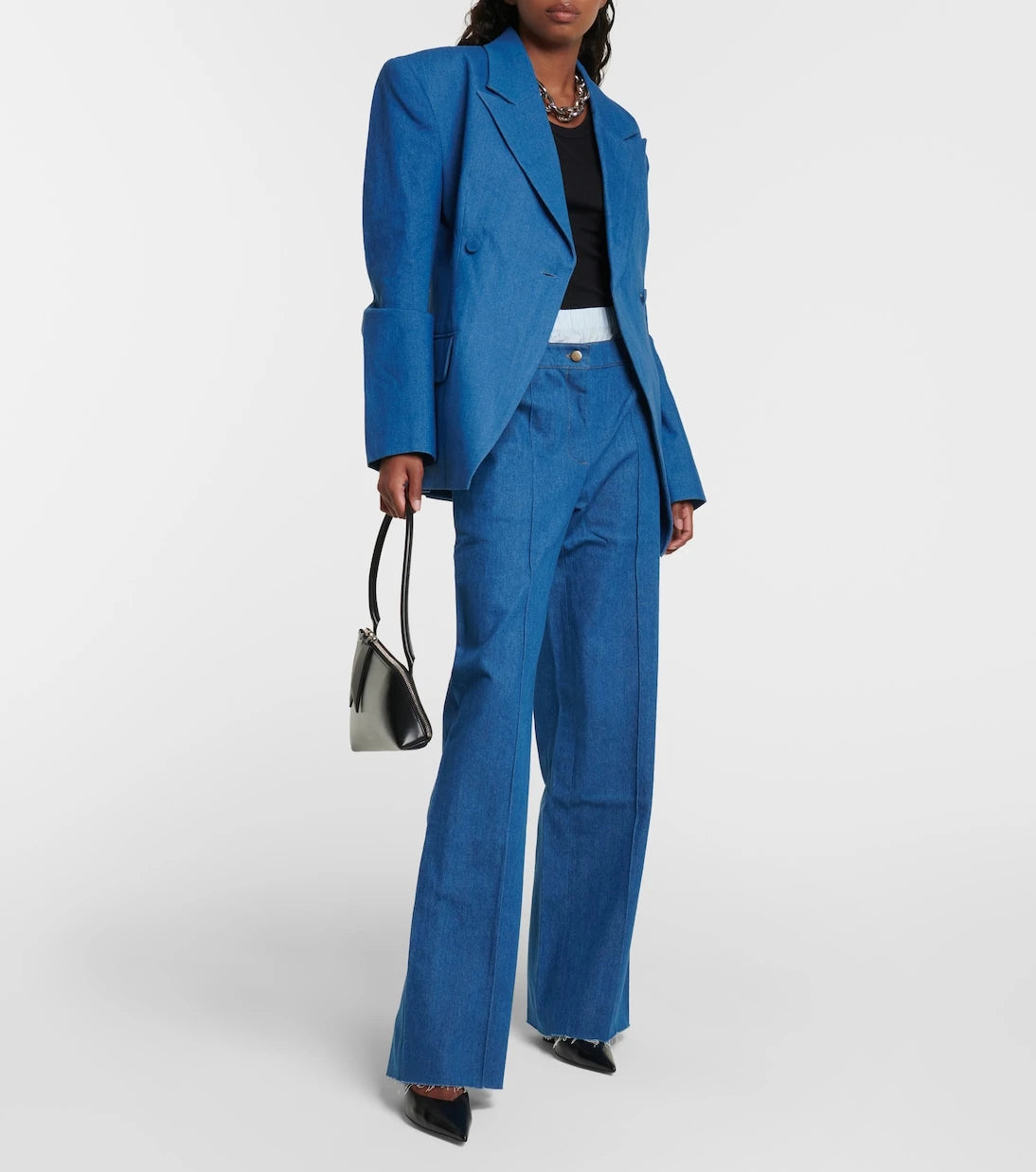 Aya Muse - Cosa denim blazer